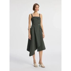 A.L.C. Scarlett Asymmetrical Midi Dress